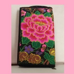 Embroidered 10 inch Clutch